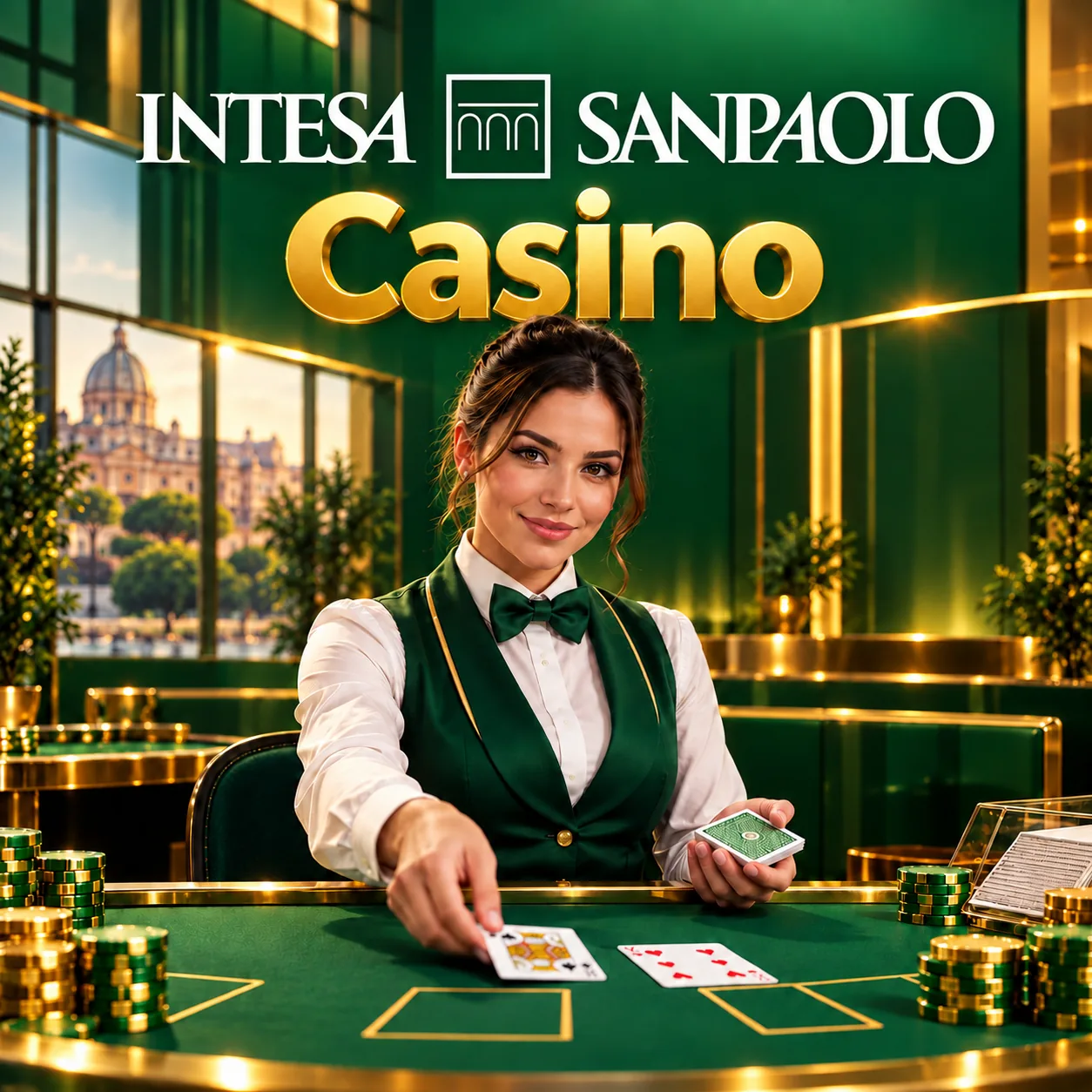 Tavolo di roulette dal vivo di Intesa Sanpaolo Casino